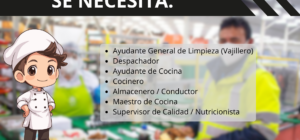 APC requiere personal para campamentos mineros