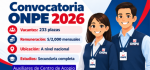 Auxiliares de Centro de Acopio
