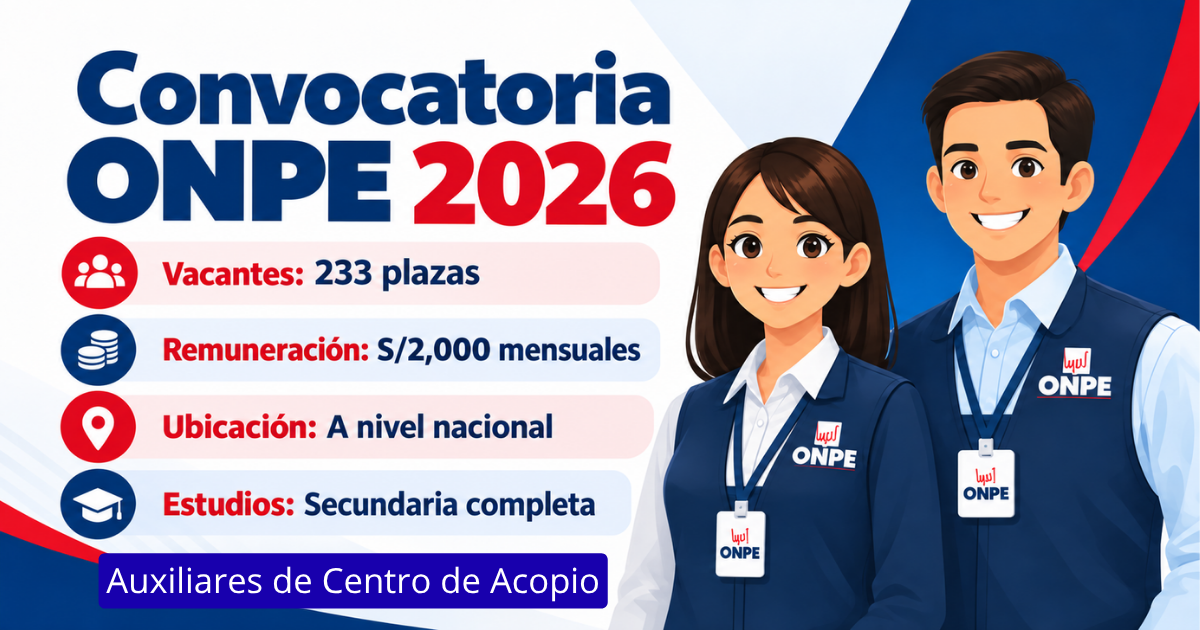 Auxiliares de Centro de Acopio