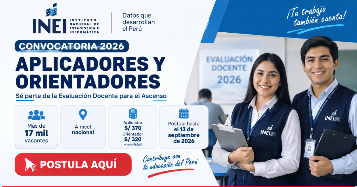 CONVOCATORIA INEI