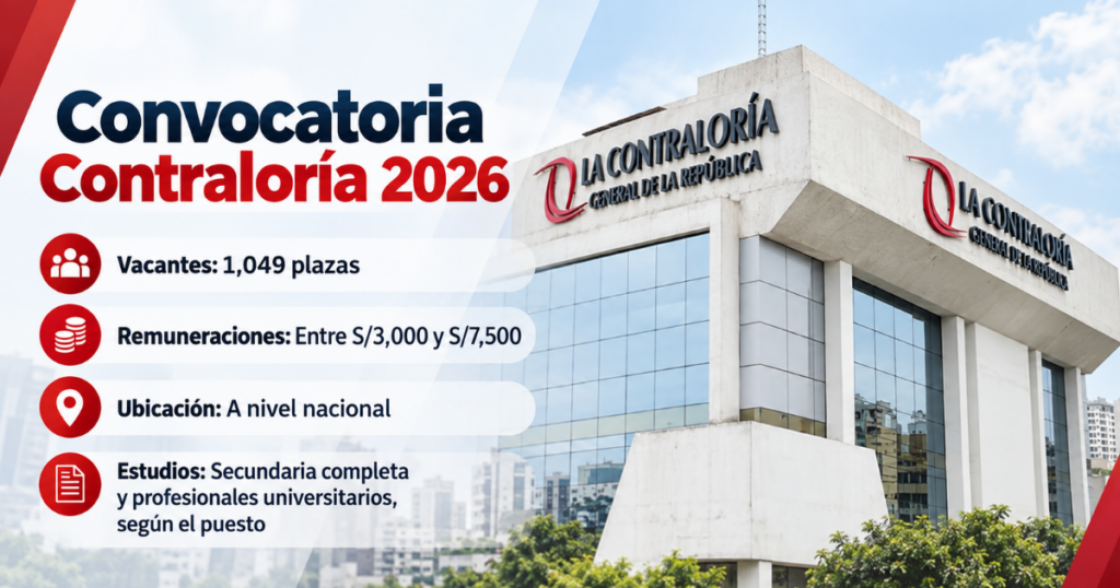 CONVOCATORIA PARA LA CONTRALORÍA 2026