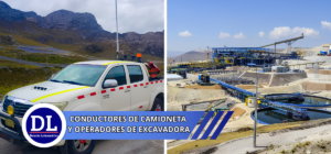 Conductores de camioneta y Operadores de excavadora