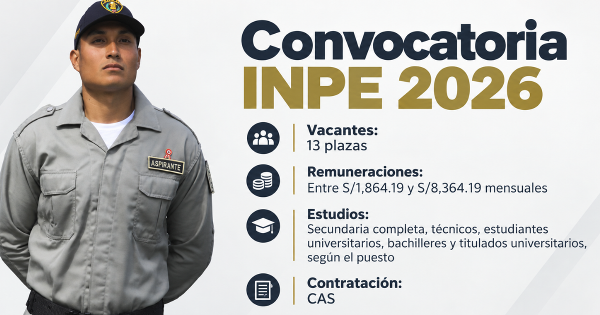 Convocatoria INPE