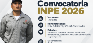 Convocatoria INPE