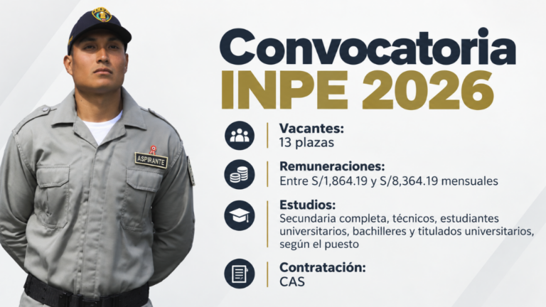 Convocatoria INPE