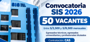 Convocatoria SIS 2026