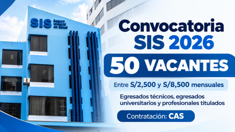 Convocatoria SIS 2026