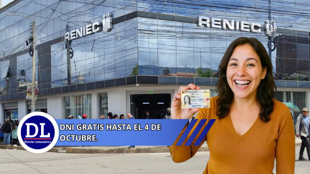DNI gratis hasta el 4 de octubre
