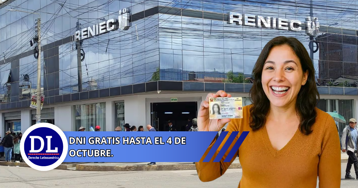 DNI gratis hasta el 4 de octubre