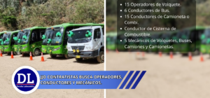 JJD Contratistas busca operadores, conductores y mecánicos