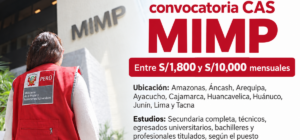 MIMP abre convocatoria CAS