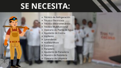Newrest busca técnicos