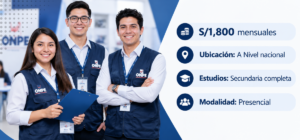 ONPE requiere 2,500 Operadores de la Línea de Recepción