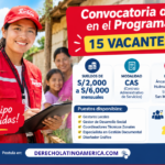 Programa Juntos ofrece 15 vacantes