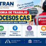 SUTRAN abre nueva convocatoria