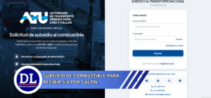Subsidio de combustible para recibir 4 soles por galón
