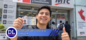 recategorizar licencia de conducir