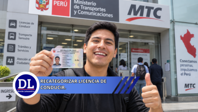 recategorizar licencia de conducir