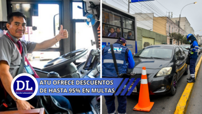 ATU ofrece descuentos de hasta 95 en multas