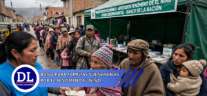 Bono para familias vulnerables por el fenómeno El Niño.