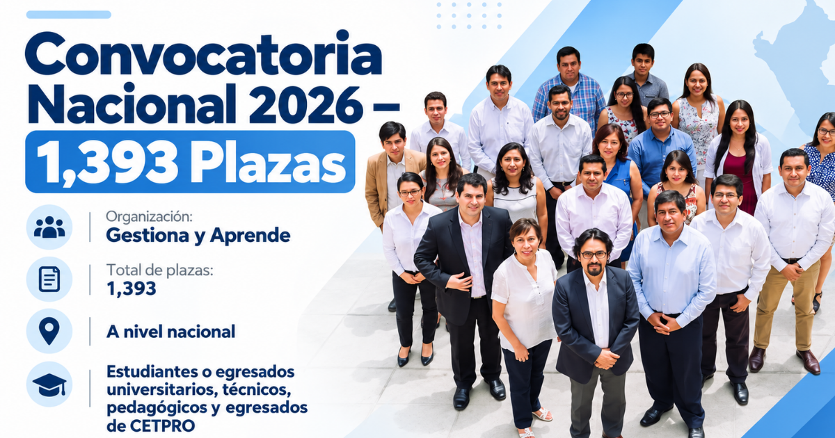 Convocatoria Nacional 2026