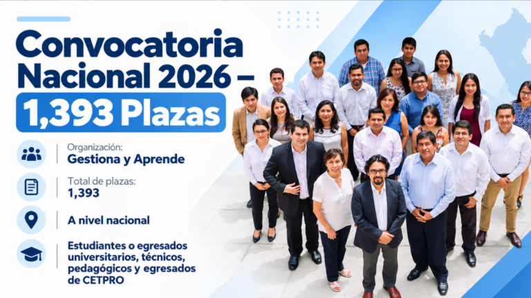 Convocatoria Nacional 2026