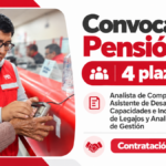 Convocatoria Pensión 65: plazas para técnicos y profesionales con sueldos de hasta S/6,364
