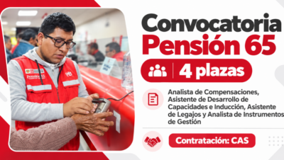 Convocatoria Pensión 65
