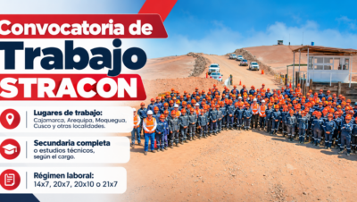 Convocatoria de Trabajo STRACON Perú