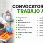 APC abre convocatoria de trabajo para cocineros, ayudantes, conductores, técnicos y personal de limpieza