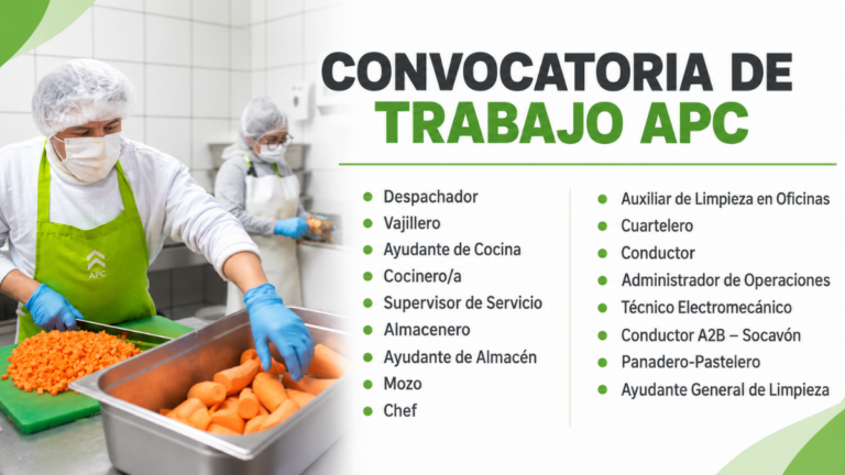 Convocatoria para APC