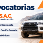 ECOP busca conductores de camioneta, camión baranda y minibús