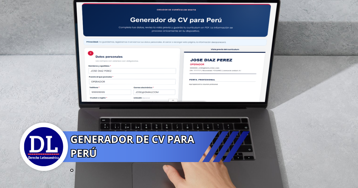 Generador de CV para Perú