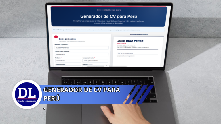 Generador de CV para Perú