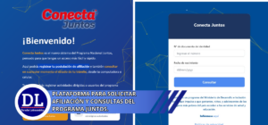 Plataforma para solicitar afiliación y consultas del Programa Juntos