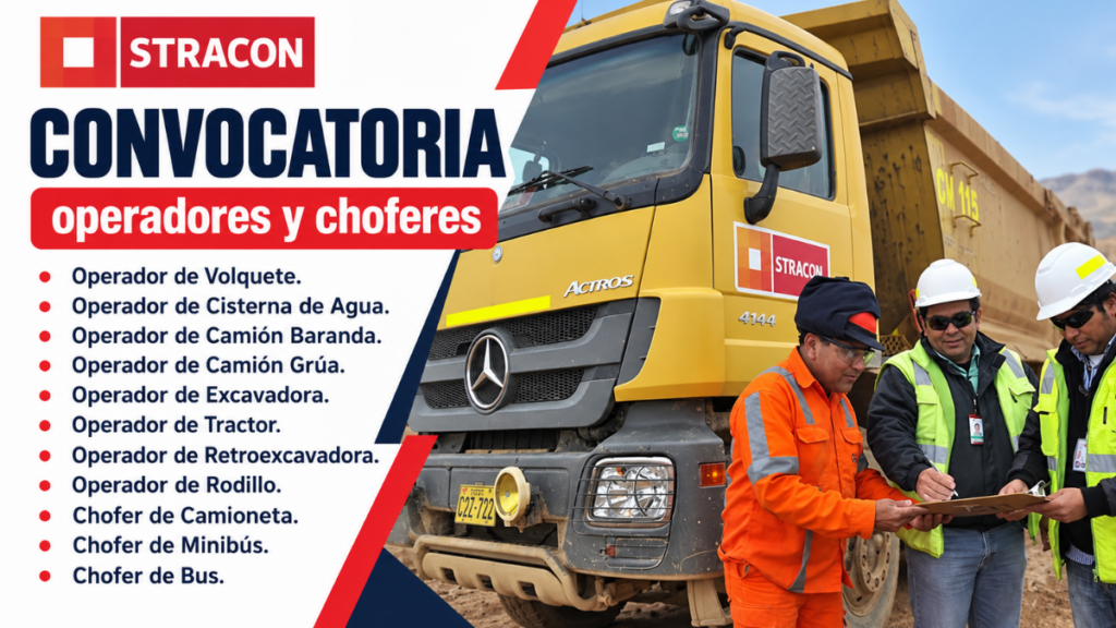 STRACON realiza convocatoria