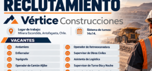 Se necesita personal para Vértice Construcciones