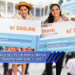 Gobierno confirma bono extraordinario de S/ 500 para estudiantes