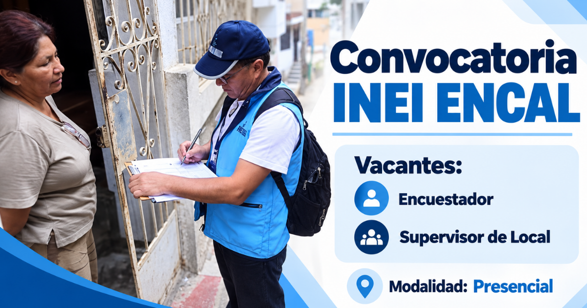 Convocatoria INEI ENCAL