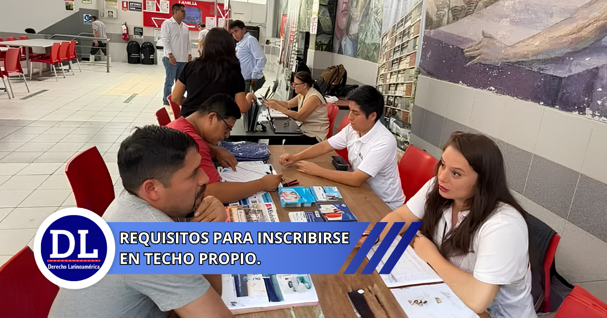 requisitos para inscribirse en Techo Propio