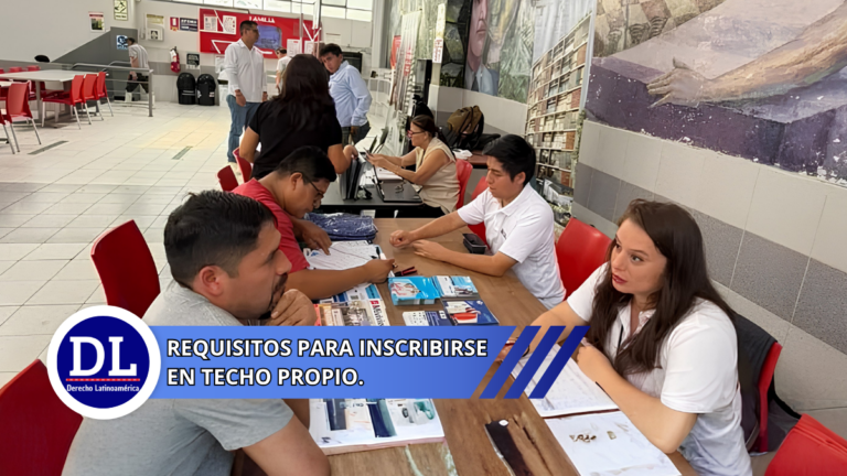 requisitos para inscribirse en Techo Propio