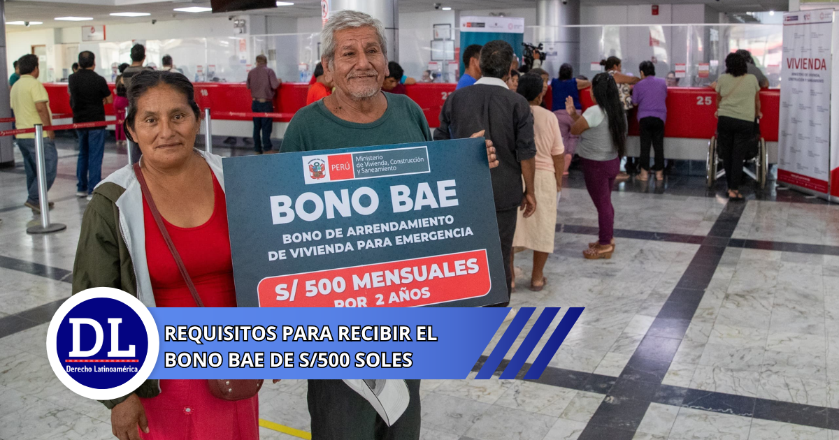 requisitos para recibir el Bono BAE