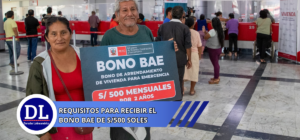 requisitos para recibir el Bono BAE