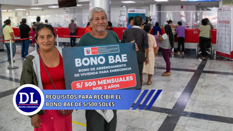 requisitos para recibir el Bono BAE